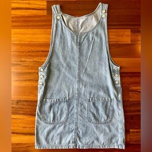 90s denim mini dress